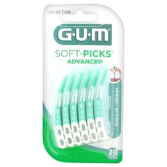 Щетка межзубная GUM Soft-Picks Advanced 30шт. цена и информация | Зубные щетки, пасты | pigu.lt