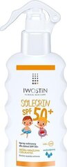 Солнцезащитный спрей для детей Iwostin SPF50+, 175 мл цена и информация | Кремы от загара | pigu.lt