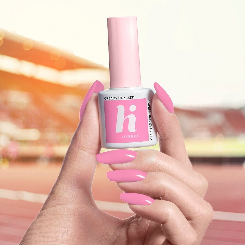 Hibridinis nagų lakas Hi Hybrid 221 Cream Pink, 5 ml цена и информация | Nagų lakai, stiprintojai | pigu.lt