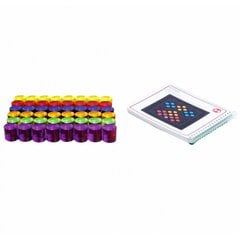 Masterkidz цветные акриловые цилиндры, 48 шт. цена и информация | Развивающие игрушки | pigu.lt