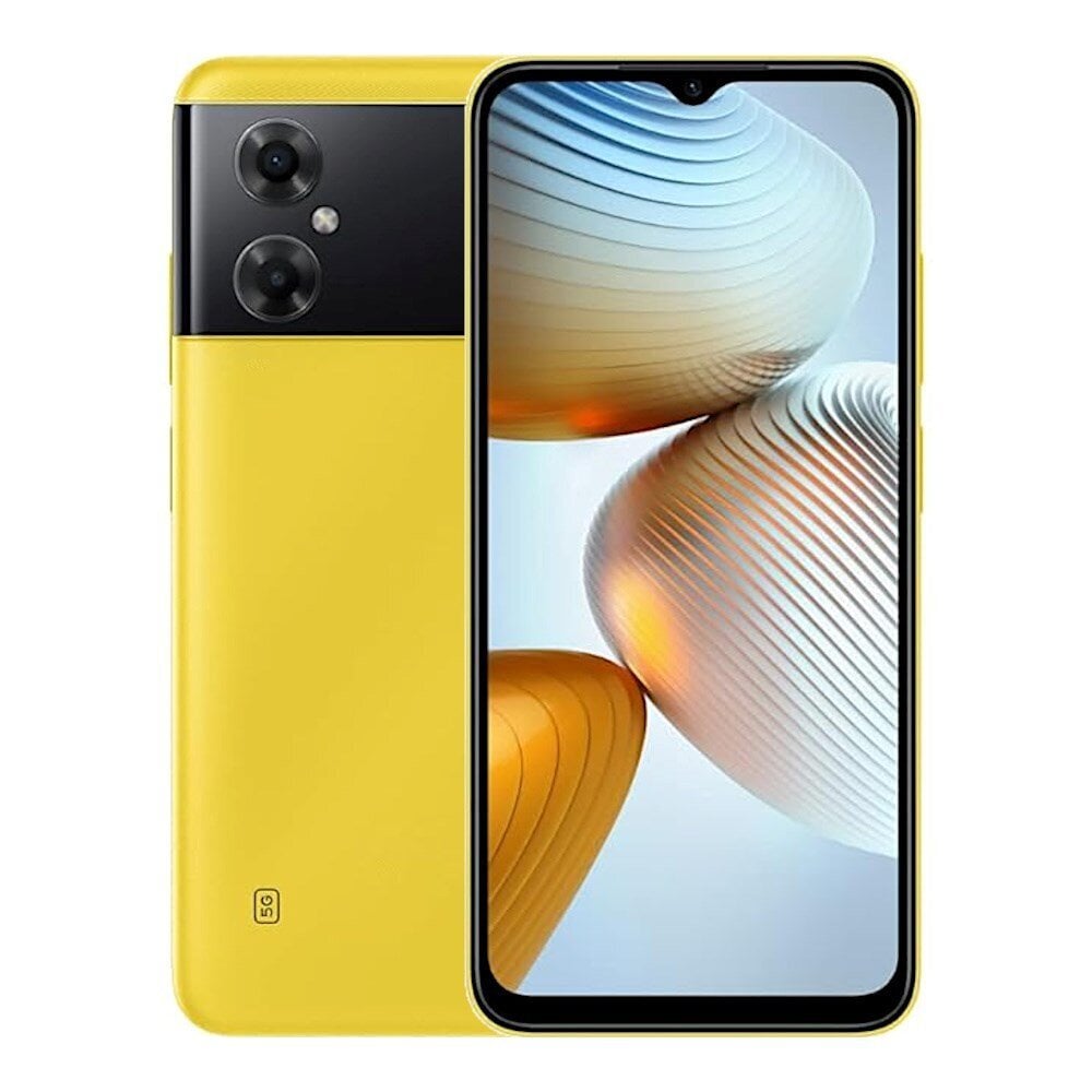 Xiaomi Poco M4 5G 4/64GB Yellow kaina ir informacija | Mobilieji telefonai | pigu.lt