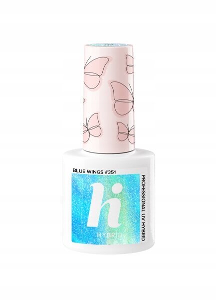 Hibridinis nagų lakas Hi Hybrid 348 Butterfly Effect, 5ml kaina ir informacija | Nagų lakai, stiprintojai | pigu.lt