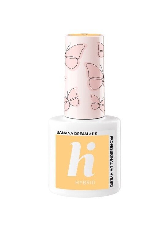 Hibridinis nagų lakas Hi Hybrid 118 Banana Dream, 5ml kaina ir informacija | Nagų lakai, stiprintojai | pigu.lt