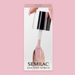 Гибридный лак для ногтей Semilac One Step Barely Pink, 5 мл цена и информация | Лаки, укрепители для ногтей | pigu.lt