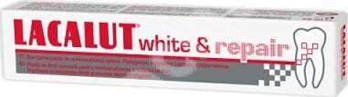 Dantų pasta Lacalut White & Repair Toothpaste, 75 ml kaina ir informacija | Dantų šepetėliai, pastos | pigu.lt