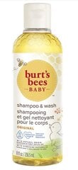 Šampūnas kūdikiams Burt's Bees Baby Bee Shampoo & Wash, 235 ml цена и информация | Косметика для мам и детей | pigu.lt