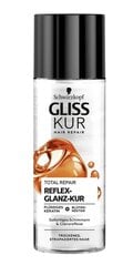 Plaukų purškiklis Gliss Kur Schwarzkopf Total Reflex Shine Treatment No Rinse Hair Treatment, 150 ml цена и информация | Средства для укрепления волос | pigu.lt