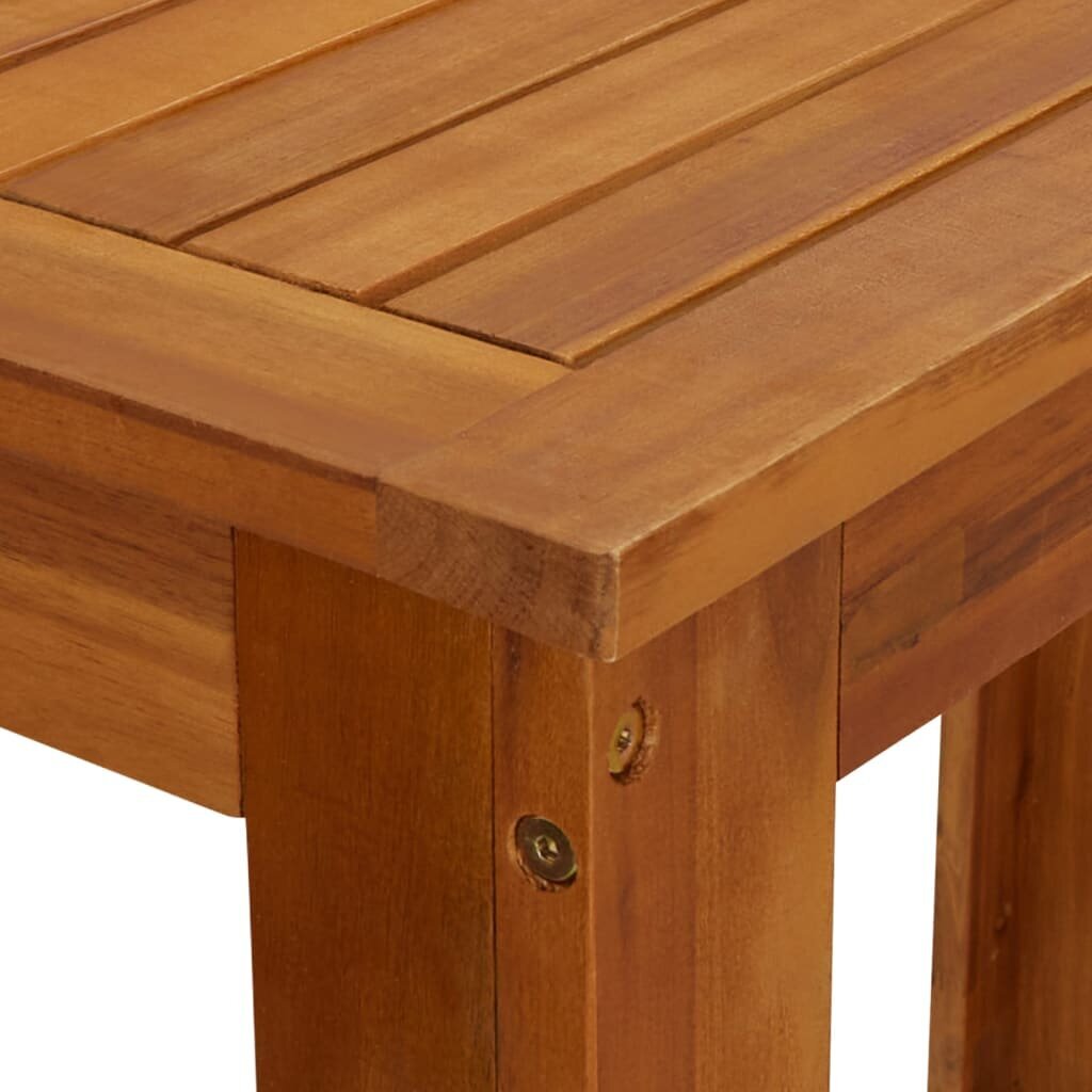 Sodo baro baldų komplektas vidaXL, Akacijos medienos masyvas, 9 dalių kaina ir informacija | Lauko baldų komplektai | pigu.lt