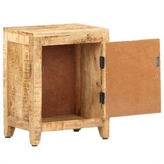 VidaXL Naktinė spintelė, 30 x 40 x 50 cm, mango medienos masyvas kaina ir informacija | Spintelės prie lovos | pigu.lt