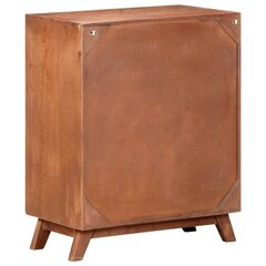 Боковой шкаф, 60x35x75см, массив древесины манго цена и информация | Шкафчики в гостиную | pigu.lt