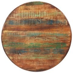 vidaXL Valgomojo stalas, 110x78cm, perdirbta mediena ir plienas цена и информация | Кухонные и обеденные столы | pigu.lt