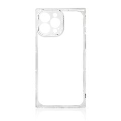 Hurtel Square Clear Case skirtas iPhone 12, skaidrus kaina ir informacija | Telefono dėklai | pigu.lt