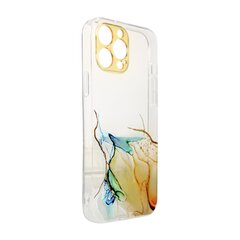 Hurtel Marble Case skirtas iPhone 12, oranžinis kaina ir informacija | Telefono dėklai | pigu.lt