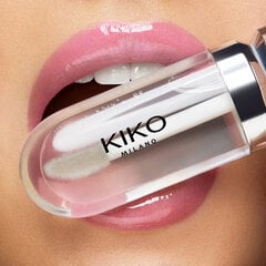 Смягчающий блеск для губ Kiko Milano 3D hydra lipgloss, 01 Clear, 6.5мл цена и информация | Помады, бальзамы, блеск для губ | pigu.lt