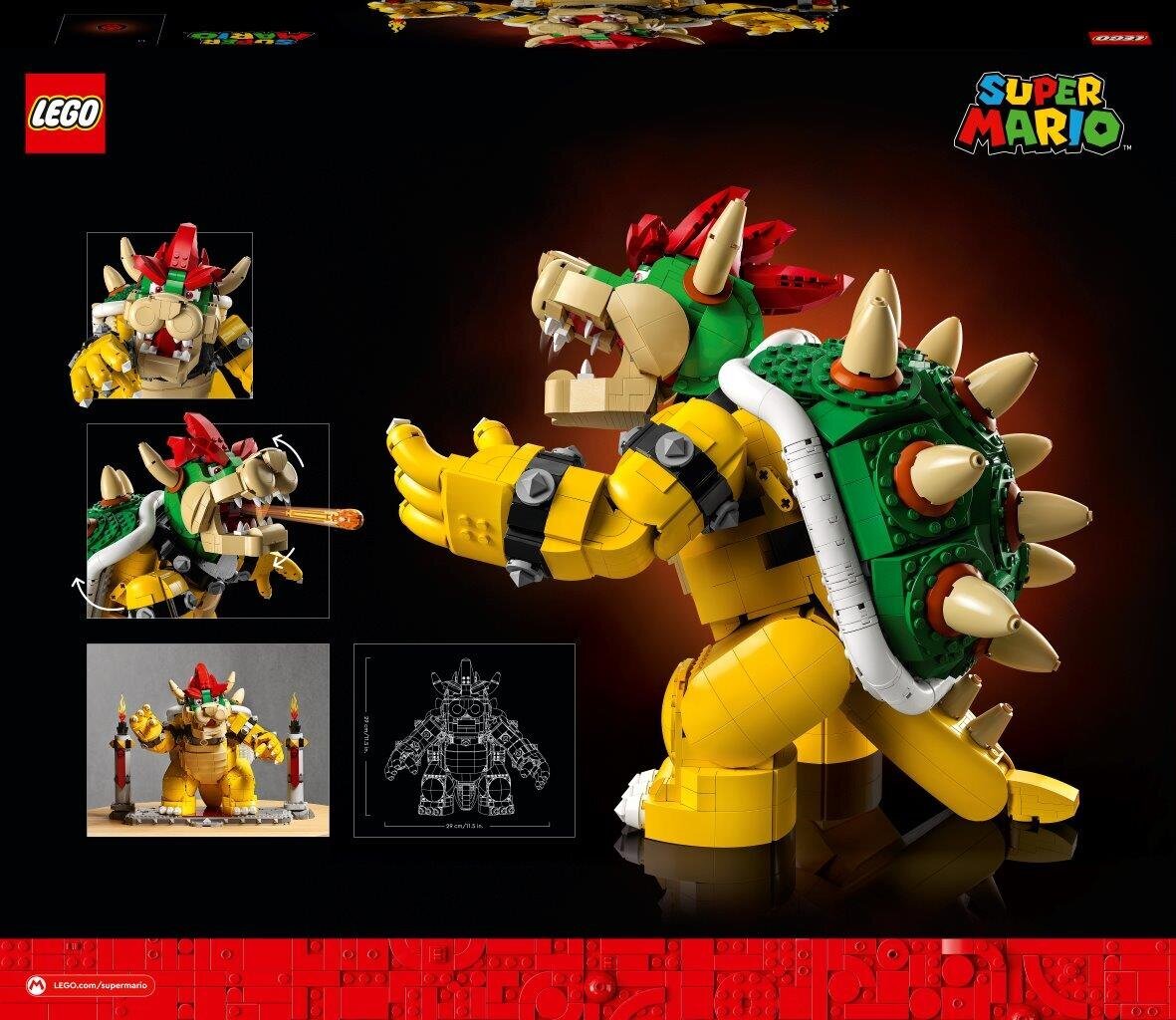 71411 LEGO® Super Mario Galingasis Bowser kaina ir informacija | Konstruktoriai ir kaladėlės | pigu.lt