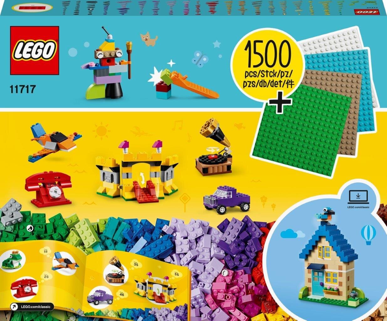 11717 LEGO® Classic Kaladėlės kaladėlės pagrindai kaina ir informacija | Konstruktoriai ir kaladėlės | pigu.lt