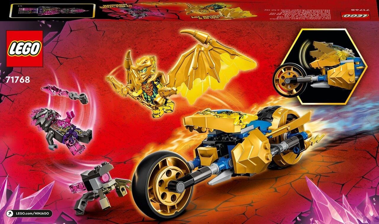 71768 LEGO® NINJAGO Jay auksinio drakono motociklas цена и информация | Konstruktoriai ir kaladėlės | pigu.lt