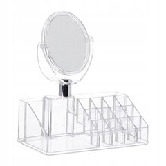 Kosmetikos ir papuošalų dėklas su veidrodžiu kaina ir informacija | Kosmetinės, veidrodėliai | pigu.lt