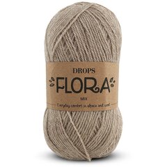 Siūlai Drops Flora 07, 50 g, 210 m. kaina ir informacija | Mezgimui | pigu.lt