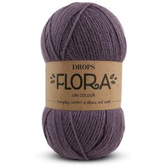 Siūlai Drops Flora 09, 50 g, 210 m. kaina ir informacija | Mezgimui | pigu.lt