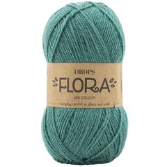 Siūlai Drops Flora 23, 50 g, 210 m. kaina ir informacija | Mezgimui | pigu.lt