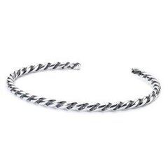 Плетеный серебряный браслет Trollbeads цена и информация | Женские браслеты | pigu.lt