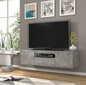 RTV universali sieninė spinta Aura 150 cm betoninė ant betoninės sienos kaina ir informacija | TV staliukai | pigu.lt