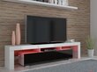 Tv spintelė Akl Furniture Homlando, balta/juoda kaina ir informacija | TV staliukai | pigu.lt