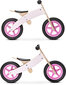 Medinis balansinis dviratis Toyz Woody, rožinis цена и информация | Balansiniai dviratukai | pigu.lt