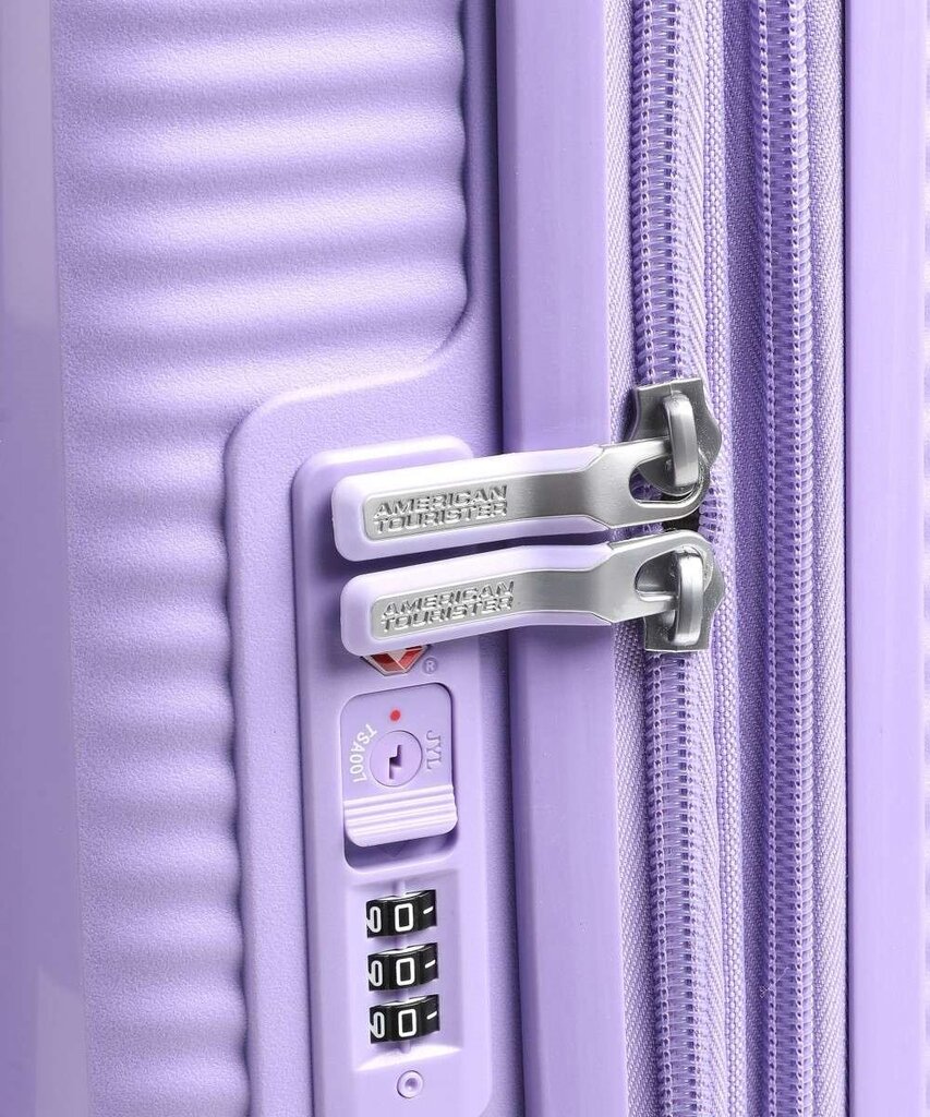 Mažas lagaminas American Tourister Soundbox Lavender, S kaina ir informacija | Lagaminai, kelioniniai krepšiai | pigu.lt