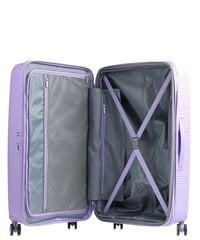 Чемодан для ручной клади American Tourister Soundbox Spinner Lavender, 55 см цена и информация | Чемоданы, дорожные сумки  | pigu.lt
