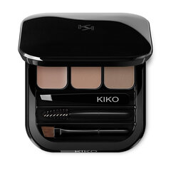 Палитра для бровей Kiko Milano Eyebrow Expert Palette, 01 Blonde 2.4г цена и информация | Карандаши, краска для бровей | pigu.lt