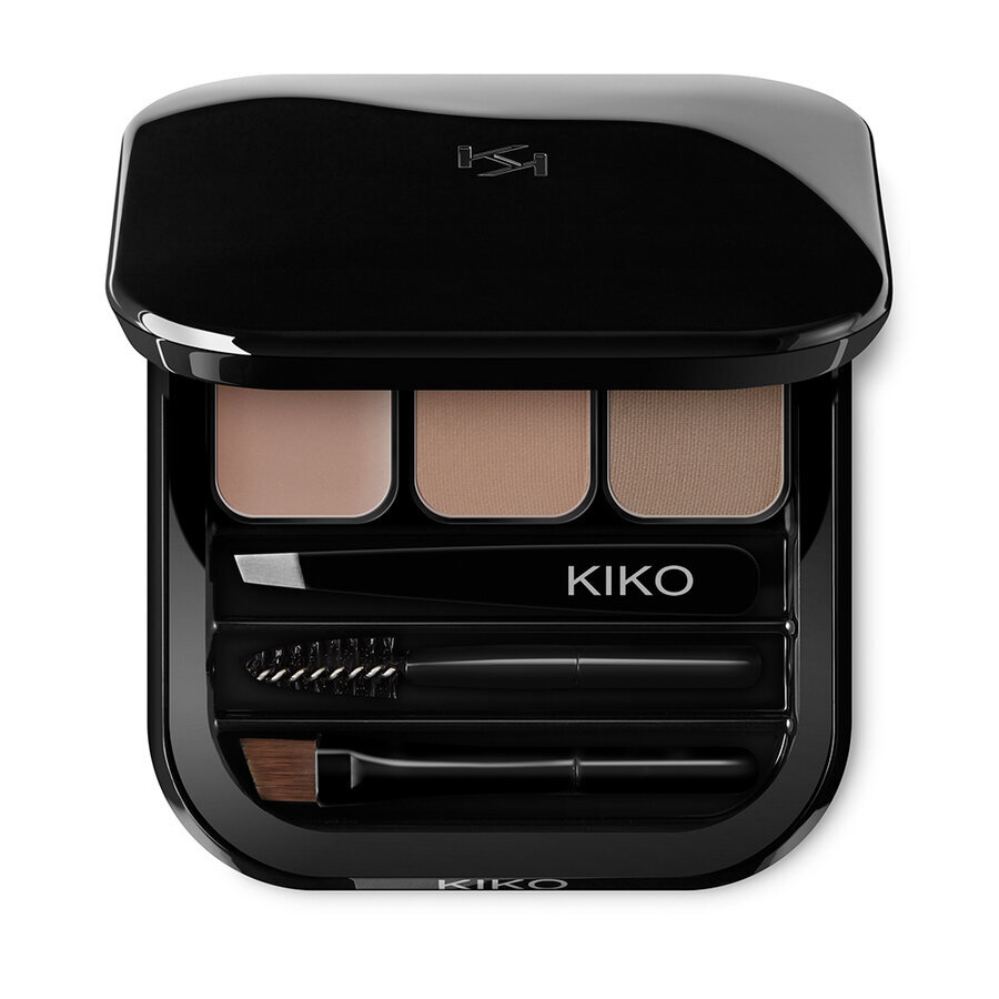 Antakių paletė Kiko Milano Eyebrow Expert Palette, 01 Blonde 2.4g цена и информация | Antakių dažai, pieštukai | pigu.lt