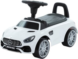 Mercedes AMG GT BDM0921 Paspiriama mašinėlė-stumdukas, guminėmis padangomis WHITE kaina ir informacija | Žaislai kūdikiams | pigu.lt