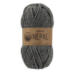 Siūlai Drops Nepal 0517, 50 g, 75 m. kaina ir informacija | Mezgimui | pigu.lt