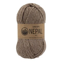 Siūlai Drops Nepal 0618, 50 g, 75 m. kaina ir informacija | Mezgimui | pigu.lt