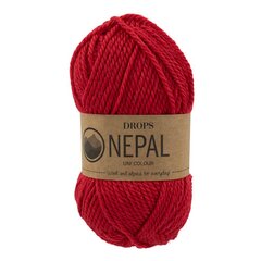 Siūlai Drops Nepal 3620, 50 g, 75 m. kaina ir informacija | Mezgimui | pigu.lt