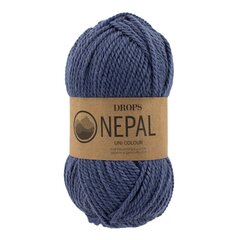 Siūlai Drops Nepal 6314, 50 g, 75 m. kaina ir informacija | Mezgimui | pigu.lt