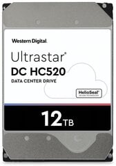 Western Digital Ultrastar He12 3,5 дюйма, 12 000 ГБ, SAS цена и информация | Внутренние жёсткие диски (HDD, SSD, Hybrid) | pigu.lt
