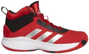 Kedai berniukams Adidas Cross Em Up 5 K Wide Red GX4791/5 kaina ir informacija | Sportiniai batai vaikams | pigu.lt