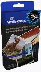 Бумага для фотографий 100x150mm 50л 220г MRINK104 MEDIARANGE цена и информация | Тетради и бумажные товары | pigu.lt