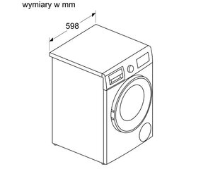 СТИРАЛЬНО-СУШИЛЬНАЯ МАШИНА BOSCH WNA 13402PL цена и информация | Сушильные машины | pigu.lt