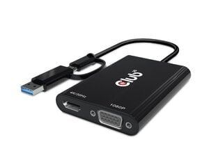 Club3D CSV-1611 kaina ir informacija | Adapteriai, USB šakotuvai | pigu.lt