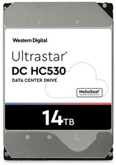 Western Digital Ultrastar DC HC530 3,5 дюйма, 14 000 ГБ, SAS цена и информация | Внутренние жёсткие диски (HDD, SSD, Hybrid) | pigu.lt