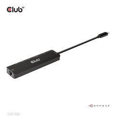 CLUB3D USB Gen1 Type-C, 6-in-1 Hub kaina ir informacija | Adapteriai, USB šakotuvai | pigu.lt