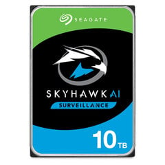 Seagate ST10000VE001 10tb Skyhawk Ai Sata 7.2k Rpm 3.5in цена и информация | Внутренние жёсткие диски (HDD, SSD, Hybrid) | pigu.lt
