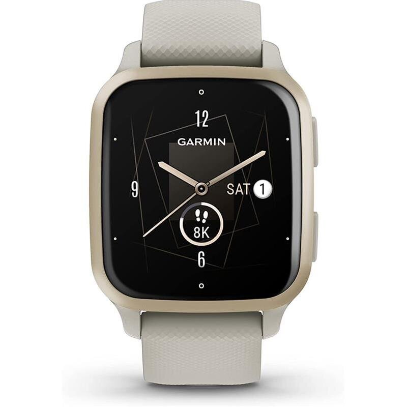 Garmin Venu SQ 2 Music Edition 40 mm French Gray/Cream Gold 010-02700-12 цена и информация | Išmaniosios apyrankės (fitness tracker) | pigu.lt