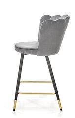 Kėdė H106, pilka/juoda kaina ir informacija | Virtuvės ir valgomojo kėdės | pigu.lt