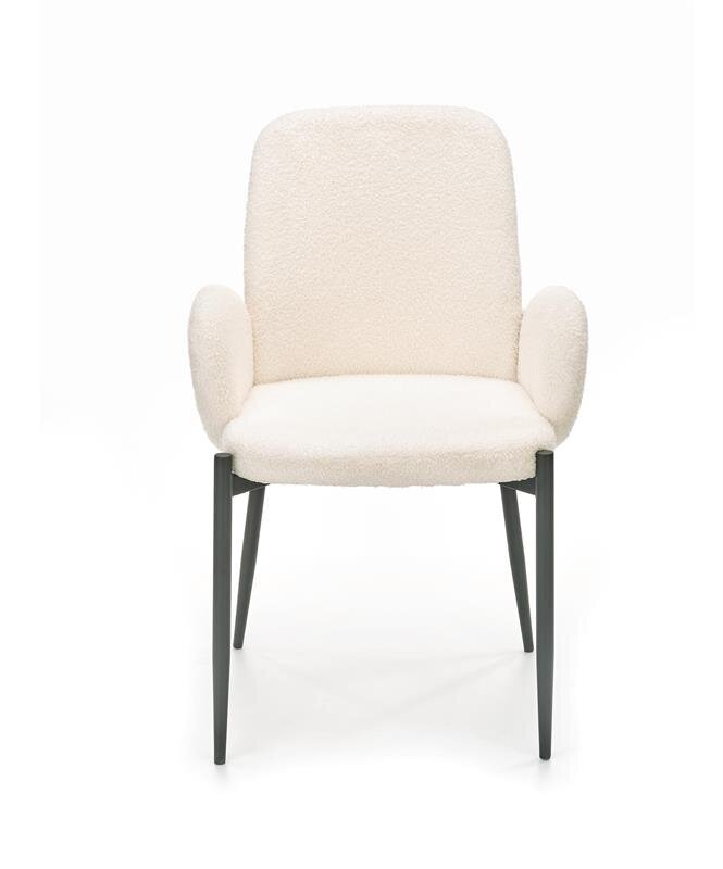2-jų kėdžių komplektas Halmar K477, baltas kaina ir informacija | Virtuvės ir valgomojo kėdės | pigu.lt
