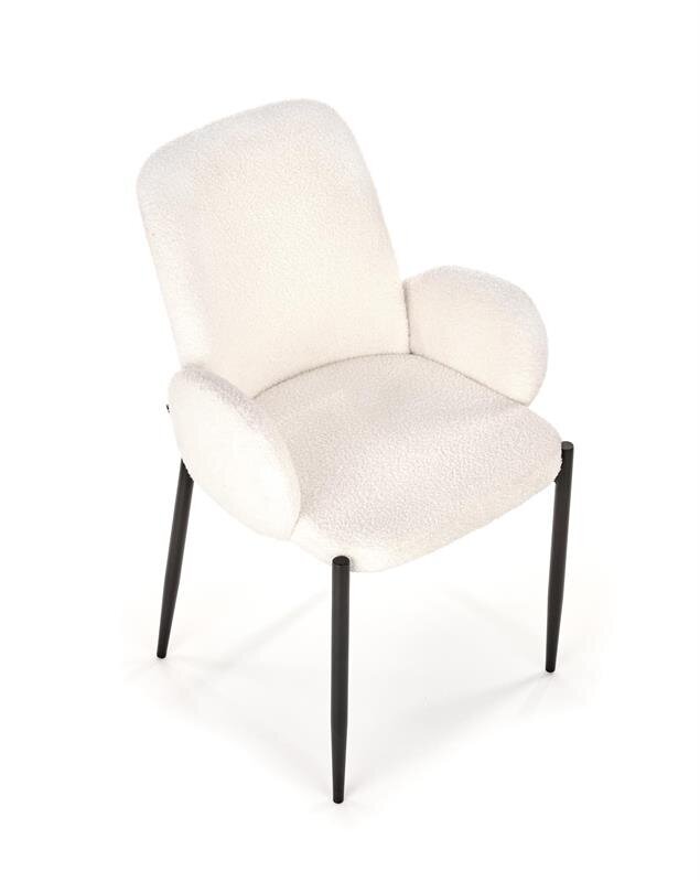 2-jų kėdžių komplektas Halmar K477, baltas kaina ir informacija | Virtuvės ir valgomojo kėdės | pigu.lt